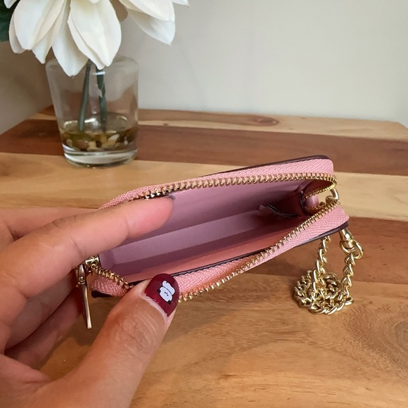 NWT Coach Zip Card Case In Signature Canvas - Picture 6 of 6